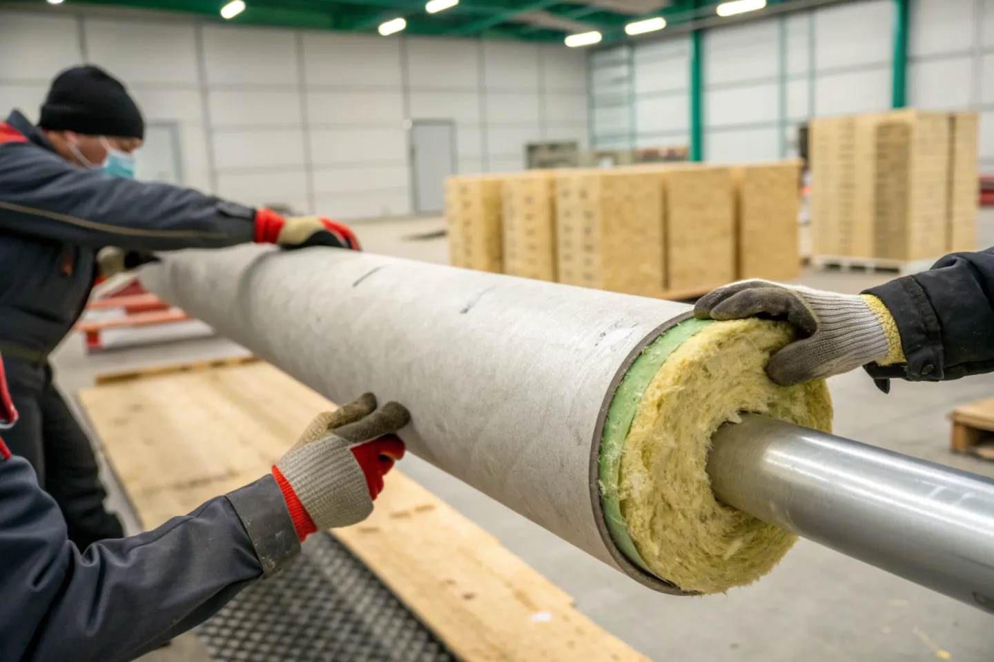 Утеплитель Rockwool Цилиндр RW100 D45 T25 минеральный (техническая теплоизоляция)
