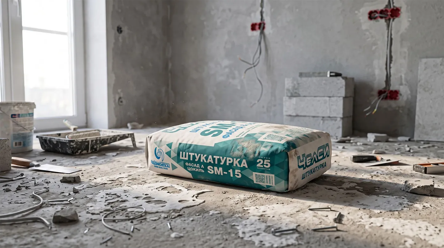 Штукатурка Фасад&Цоколь SM-15 ЧелСИ