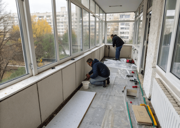 Строительные материалы для ремонта балкона