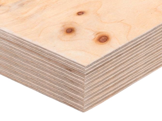 Фанера ФСФ 40мм 2440х1220 мм сорт TS нешлифованная березовая влагостойкая Свеза