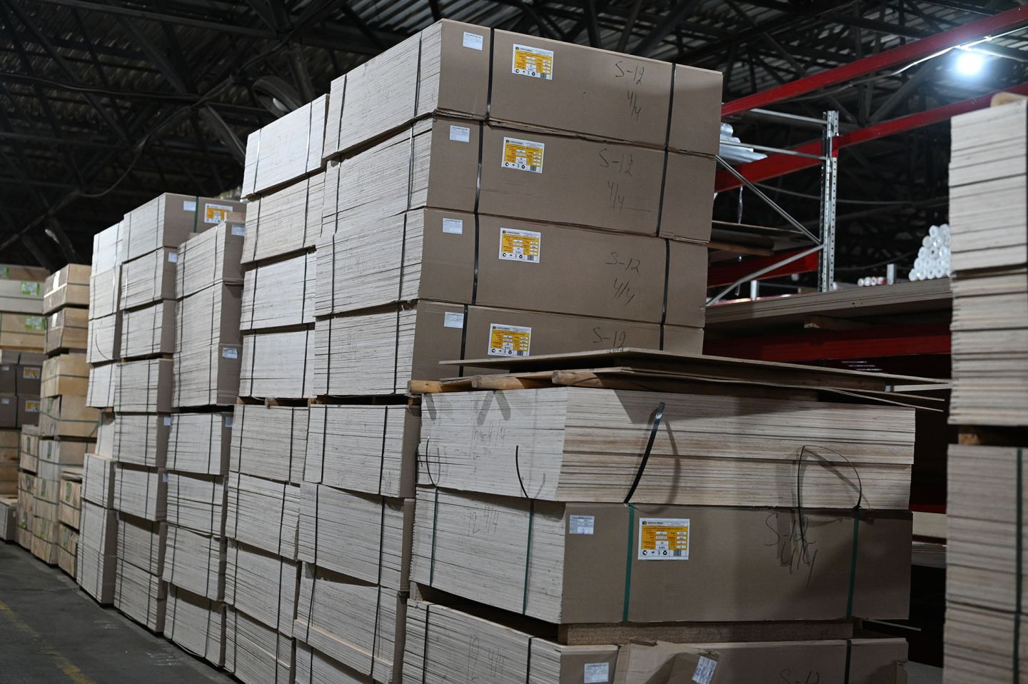 Фанера ФСФ 40мм 2440х1220 мм сорт 3/4 шлифованная Ш1 березовая влагостойкая