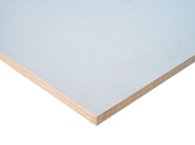 Фанера Paint ФОФ ламинированная 27мм 2440х1220 мм сорт 1/1 березовая GRY/GRY 140/140