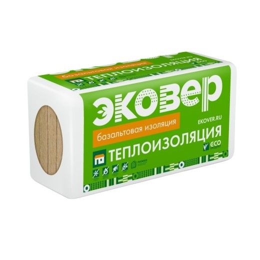 Утеплитель Эковер Лайт 35 базальтовая плита 1000х600х50мм