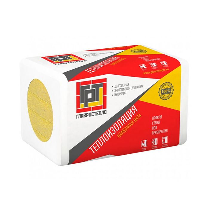 Утеплитель Эковер ГлавРосТепло Лайт 2 базальтовая плита 1000х600х50мм