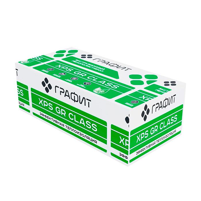 Пенополистирол экструдированный 50мм 1180х580мм ГРАФИТ XPS GP CLASS