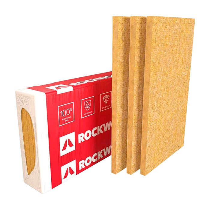 Утеплитель Rockwool Руф Баттс В Оптима базальтовая плита 1000х600х100мм