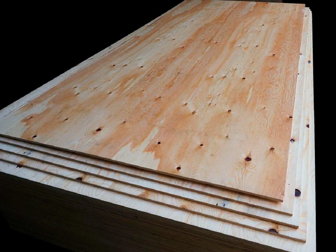 Фанера ФСФ 21мм 2440х1220 мм сорт 3/3 нешлифованная хвойная влагостойкая